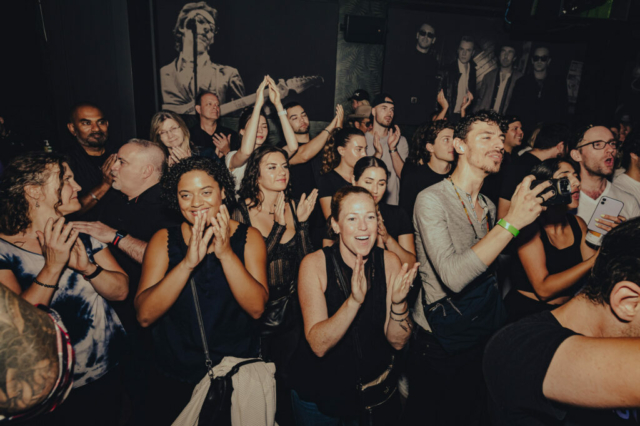 Crowd of concertgoers at the El Mocombo