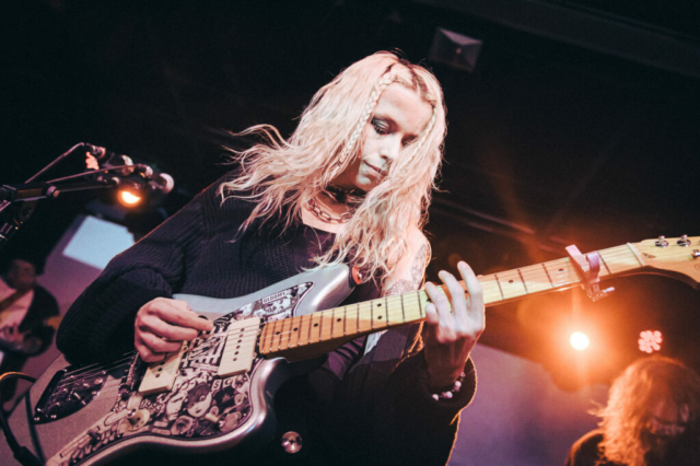 Concert photo of Softcult, lead singer.